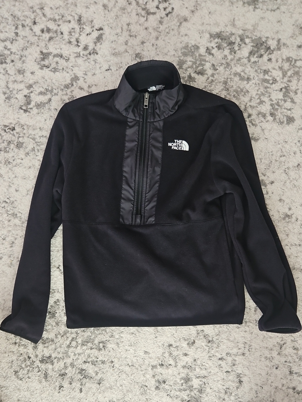 The North Face Black Lightweight Half-Zip Fleece Pullover